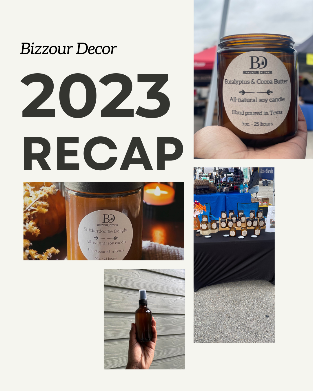 Bizzour Decor's 2023 Unfiltered Recap: Where Scent Meets Success!