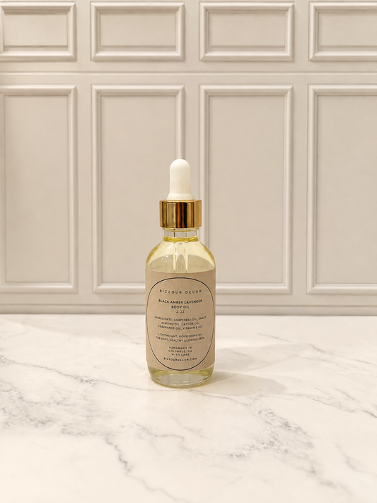 Black Amber Lavender Body oil