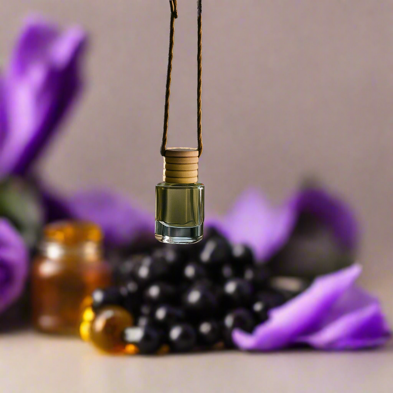 Black Amber Lavender Car Freshener