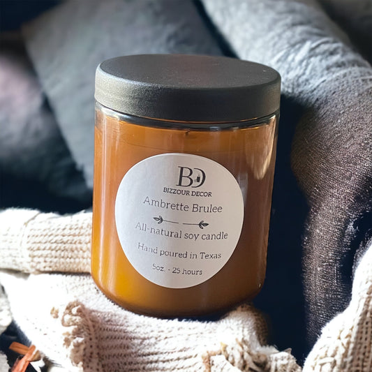 Amber Brûlée Soy Candle