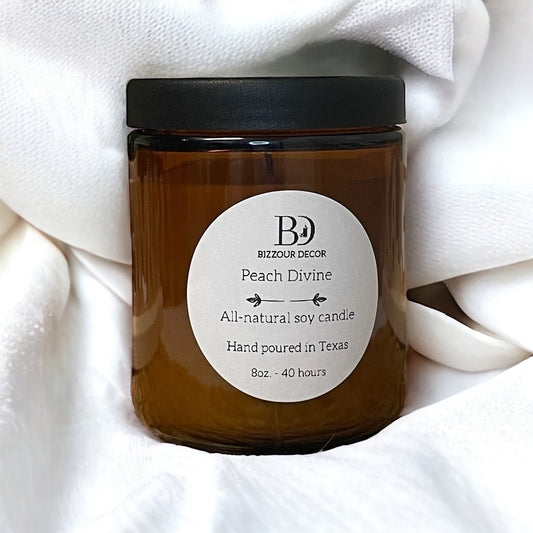 Peach Divine soy Candle